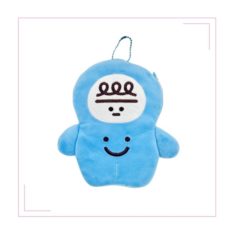 Hello plush little bag - กระเป๋าแมสเซนเจอร์ - วัสดุอื่นๆ สีน้ำเงิน