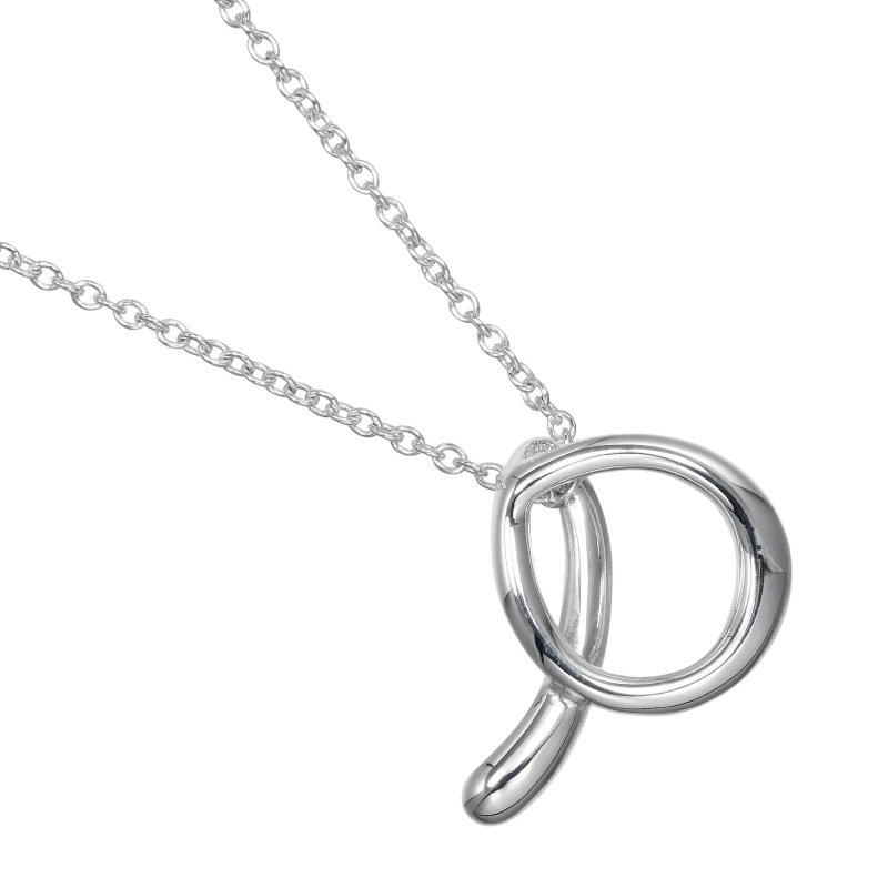 【日本直送】ティファニー TIFFANY&Co. アルファベット レターa ネックレス シルバー925 約2.4g【中古】Aランク - 項鍊 - 銀 銀色