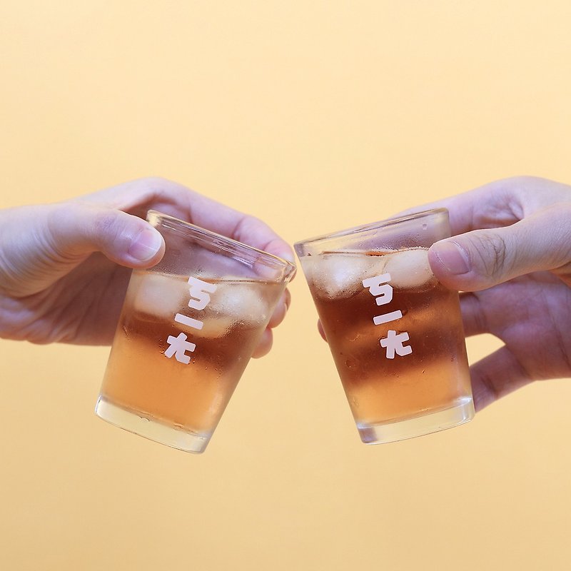 (新年のお土産第一候補) BOPOMOO ㄎㄧㄤ カップ グラス 水カップ ビアカップ スタンド - グラス・コップ - ガラス 透明