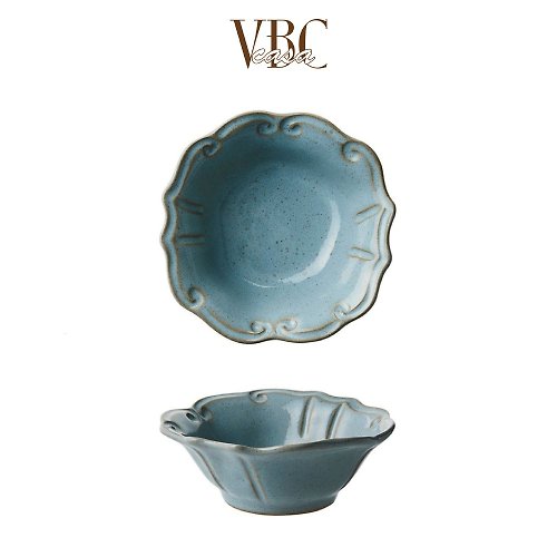 VBC Casa 義大利 VBC casa │ 巴洛克系列 18 cm 麥片碗 / 迷霧藍