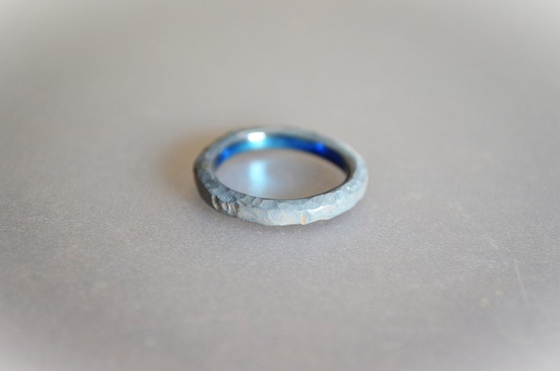 Titanium ring・チタンリング=Excavation=画像は１０号 - リング・指輪 - 金属 ゴールド