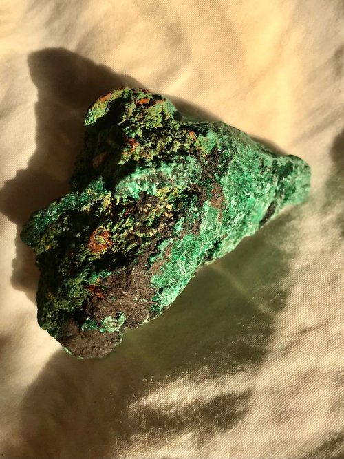Could9Crystal 孔雀石 水晶簇 盆景 原石 擺件 天然原石 水晶原石 crystal