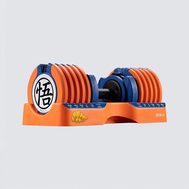 七龍珠Z 25公斤(55磅)15段重量 可調式啞鈴 悟空款 - 運動/健身器材 - 其他材質 多色