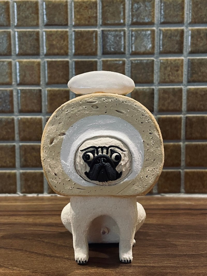 生乳捲 巴哥 陶擺飾 陶器 - 擺飾/家飾品 - 陶 多色
