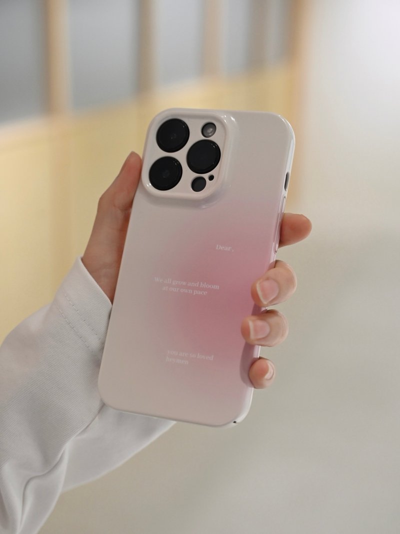 Heymen黑門 你有屬於自己的花期 櫻花粉進口菲林硬殼光面蘋果手機 - 其他 - 其他材質 粉紅色