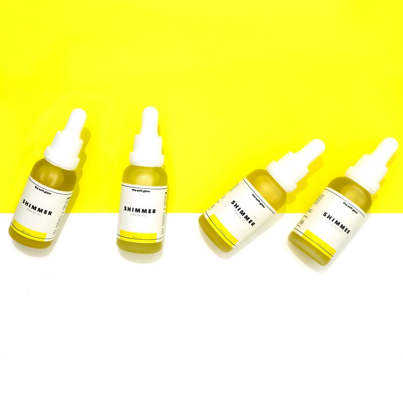 Shimmer Facial Oil . Non-Comedogenic . Hydration/Balance - Essences & Ampoules - Other Materials 