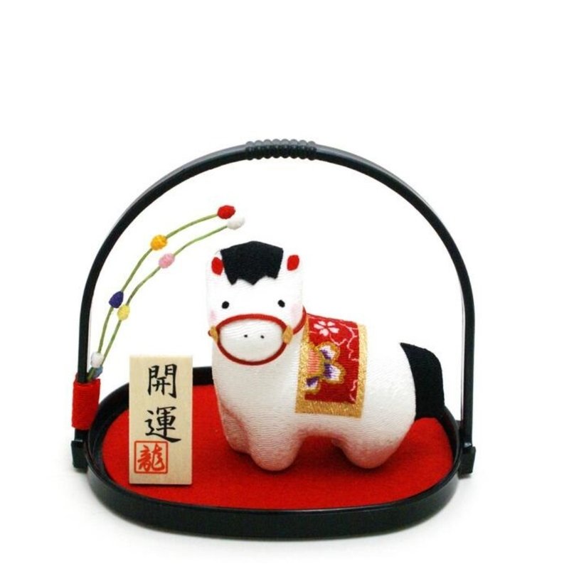 【預購】馬年縮緬手作擺飾－提籠福午 - 擺飾/家飾品 - 陶 