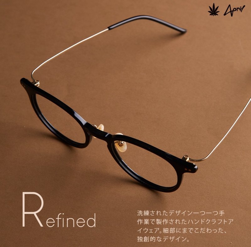 Acetate x Titanium combination Highly Flexible : Premium Quality - กรอบแว่นตา - วัสดุอื่นๆ สีนำ้ตาล