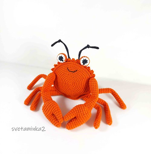 svetaminka2 Crab Crochet Pattern Crab Amigurumi Pattern Amigurumi Crochet Pattern Sealife