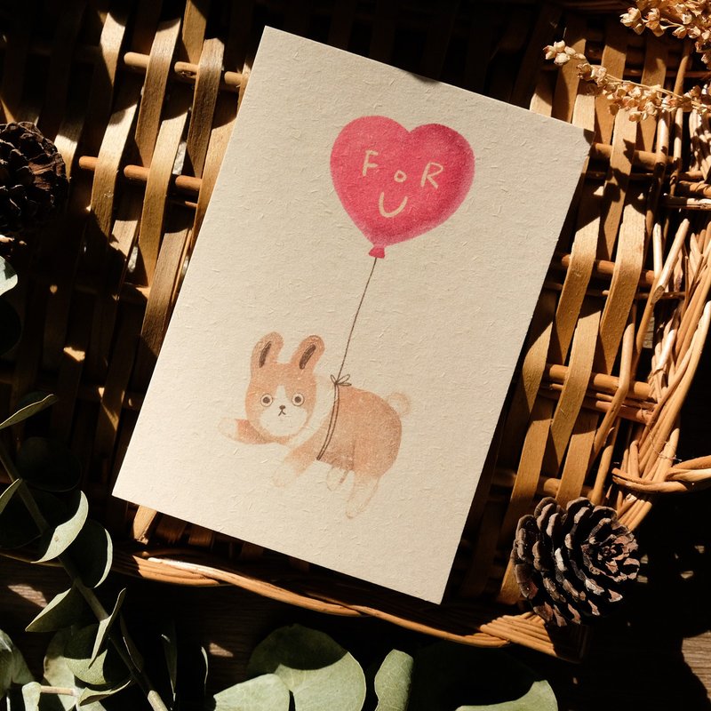 明信片500磅厚磅 - For U - 卡片/明信片 - 紙 白色