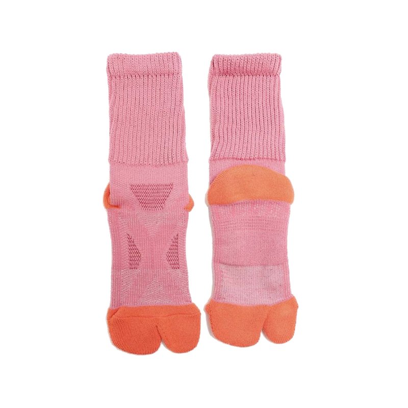 【奈良 樂襪子 ECONOLEG】壓縮二趾襪 Aruco-玫瑰粉 - 野餐墊/露營用品 - 其他材質 粉紅色