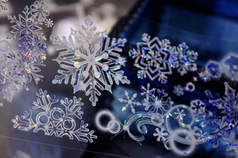 雪絨絨 雪の華 PET 紙膠帶 貝殼光 10米卷 - 紙膠帶/和紙/PET - 其他材質 白色