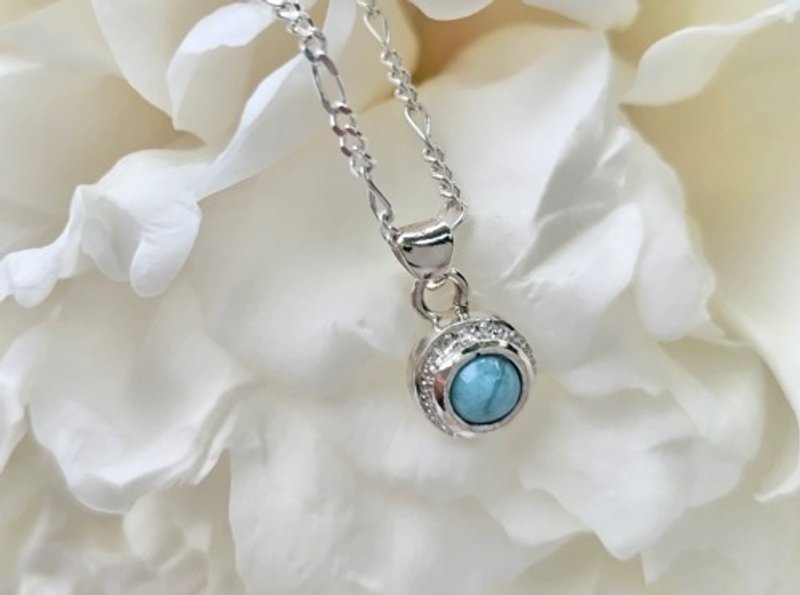 Pinkoi Proxy Purchase - SV925 Larimar Necklace - Necklaces - Gemstone 