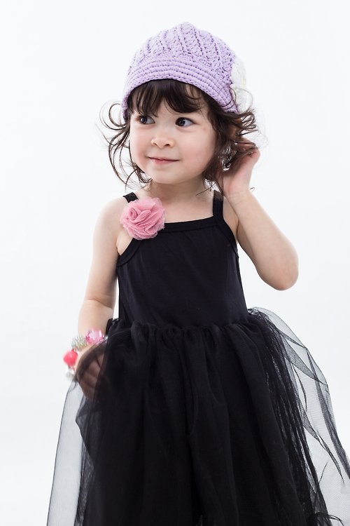Cutie Bella 美好生活精品館 素面細肩連身紗裙洋裝Dress Tu Tu-Black