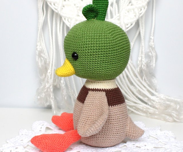 【Tkizw】　アヒル　あみぐるみ 35センチ Tkizw】 アヒル あみぐるみ 35センチ Happy Duck amigurumi