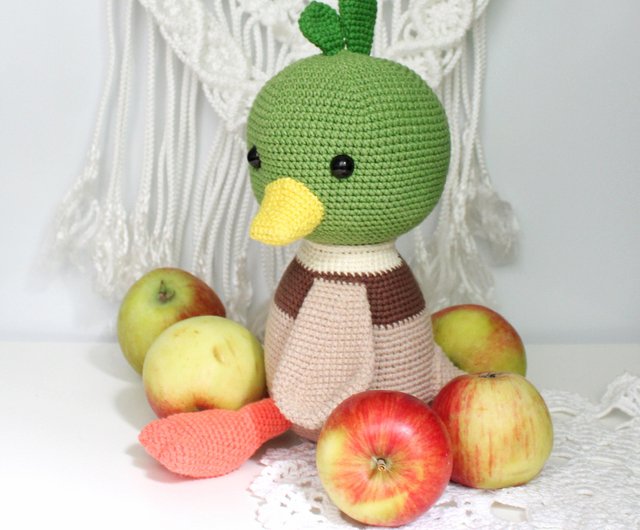 【Tkizw】　アヒル　あみぐるみ 35センチ Tkizw】 アヒル あみぐるみ 35センチ Happy Duck amigurumi