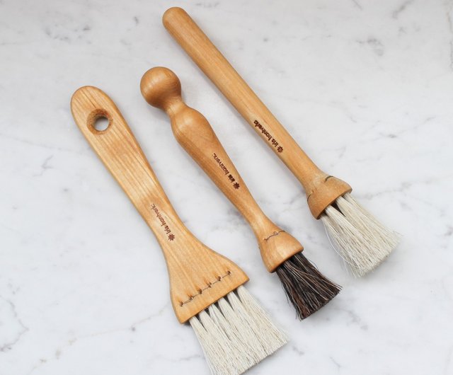 Iris Hantverk Natural Mushroom Cleaning Brush - Made of Birch & Horsehair