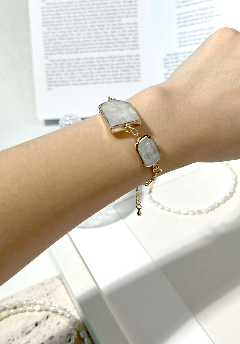 月海之詩 天然石手鍊 - 手鍊/手環 - 珍珠 