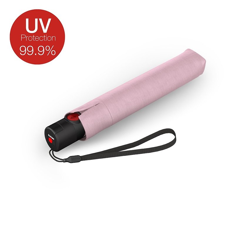 [Knirps German red dot umbrella] U.200 ultra-light and thin vinyl sunscreen automatic umbrella-ROSE - Umbrellas & Rain Gear - Polyester Pink
