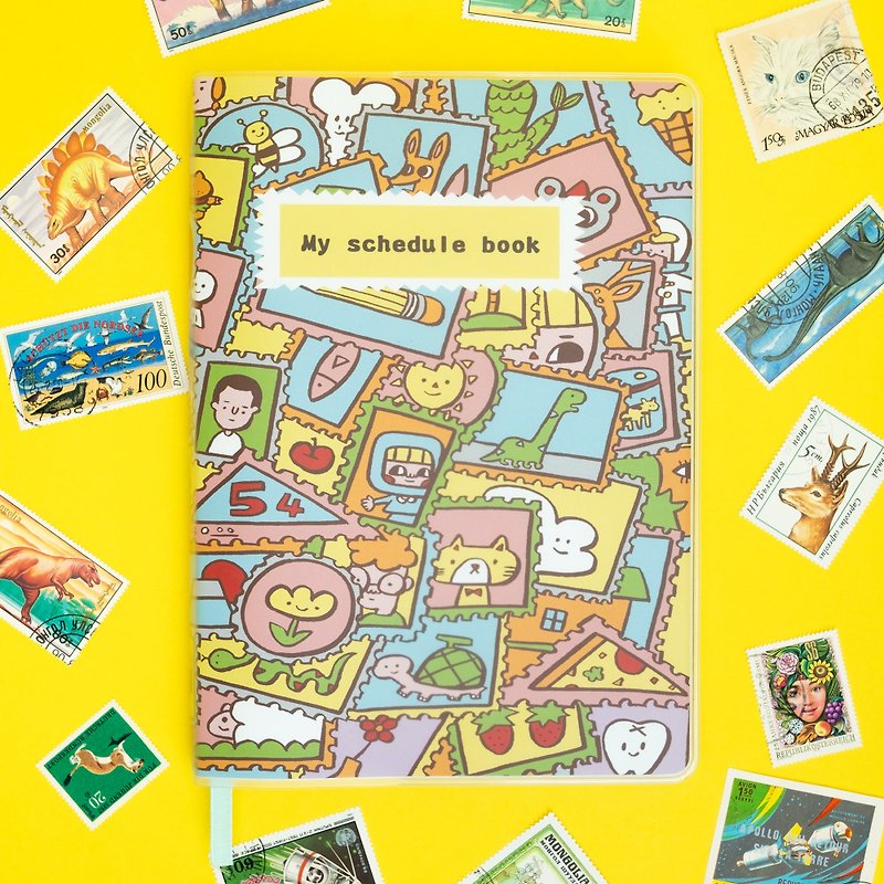 Schedule Book / Stamps - สมุดบันทึก/สมุดปฏิทิน - กระดาษ หลากหลายสี