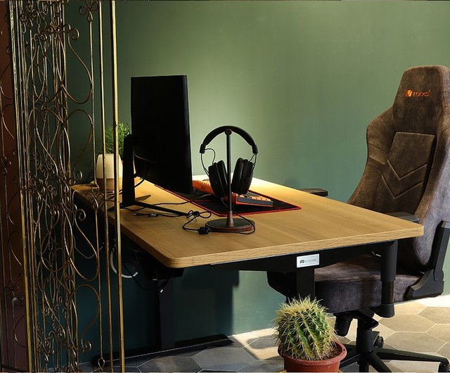 irocks D01-SL 140*80cm 電動昇降テーブル + ジャンクションボックス