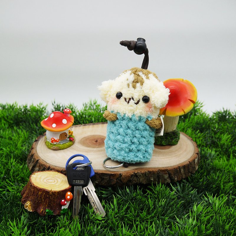 （モンキー）動物綿菓子キーケースキーケース-mini - キーホルダー・キーケース - その他の素材 