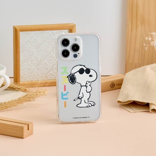 TOYSELECT SNOOPY史努比戴墨鏡全氣囊防摔iPhone手機殼