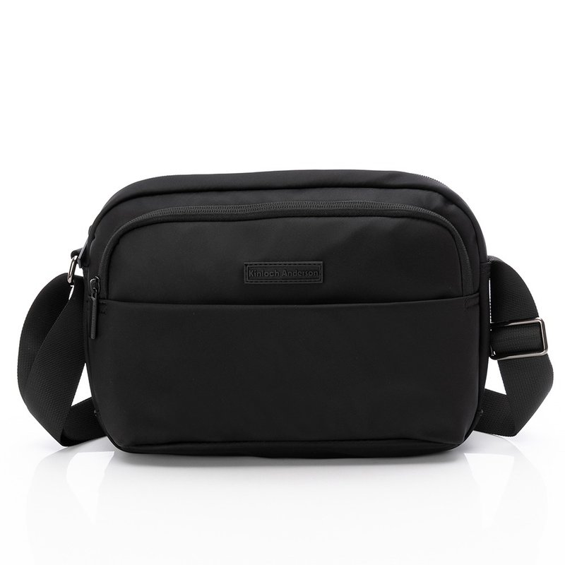 ANDERSON BELL Blithe Large Capacity Crossbody Bag - Confident Black - กระเป๋าแมสเซนเจอร์ - ไนลอน สีดำ