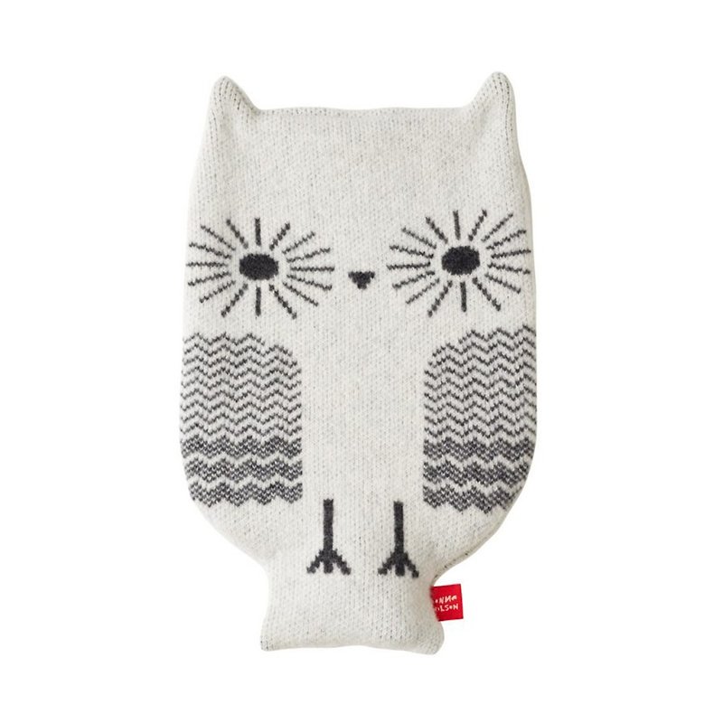 Owl hot water bottle - Other - Wool White