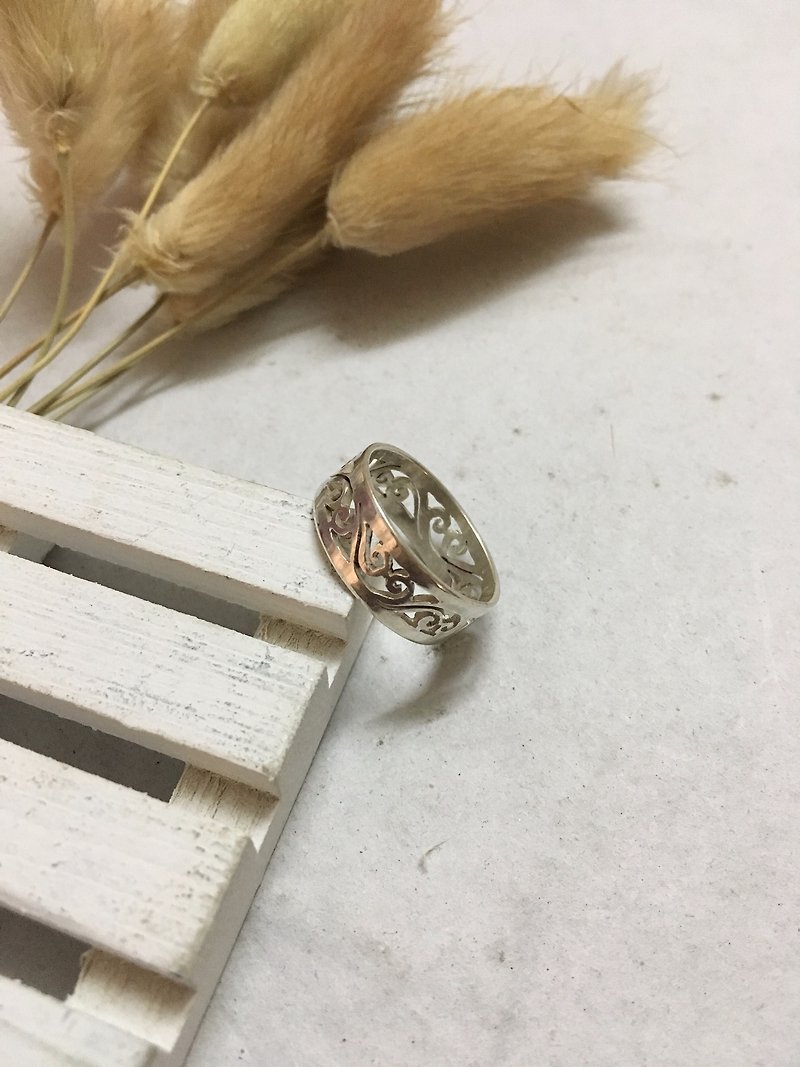 Silver Ring Handmade in Nepal 92.5% Silver - แหวนทั่วไป - เงินแท้ 