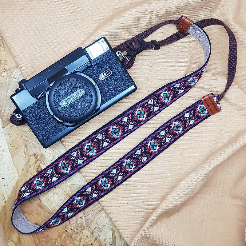 相機繩 相機帶 手機繩 手腕帶 手繩 吊飾 織帶 生日禮物 - 掛繩/吊繩 - 其他人造纖維 咖啡色