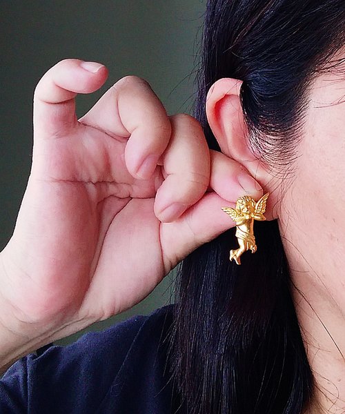 アンジェリークジュエリーコレクション　イヤリング glossy flower pierce&earring(グロッシーフラワーピアス/イヤリング