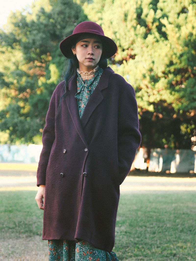 Tsubasa.Y│**A variety of options**Wool coat, woolen long coat - เสื้อสูท/เสื้อคลุมยาว - ขนแกะ สีดำ