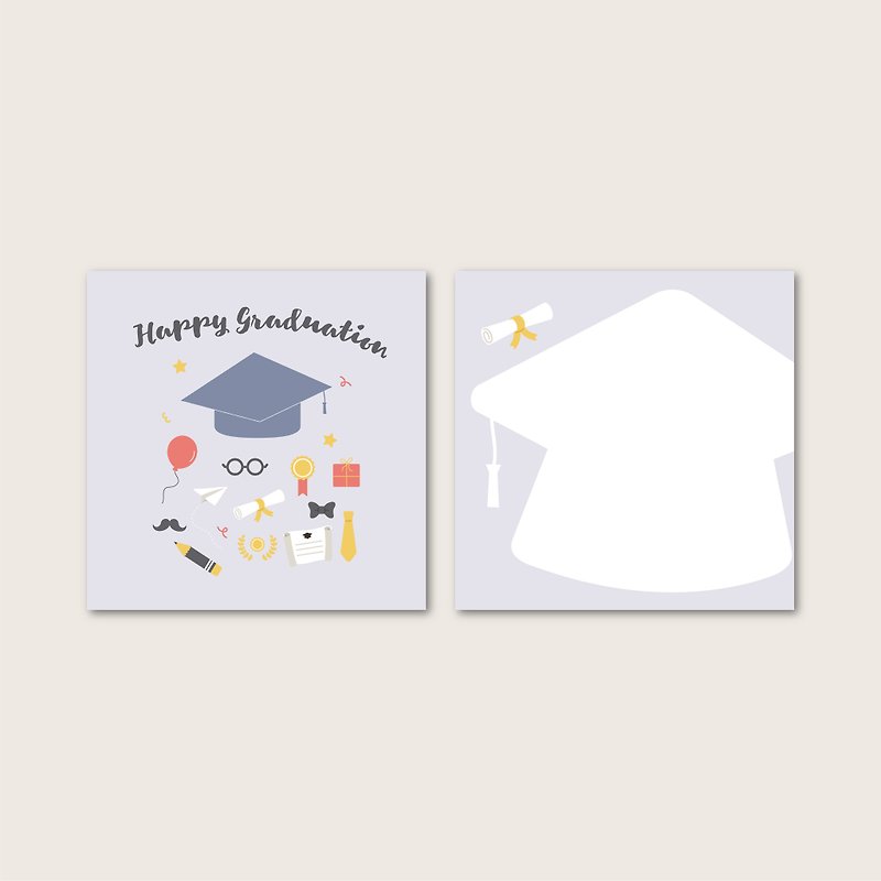 Graduation card thank you card gift card - Cards & Postcards - Paper 