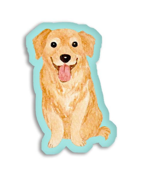 hopnbounce 金毛尋回犬 黃金獵犬 小狗 抱枕 咕𠱸