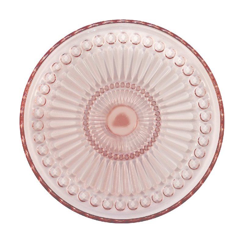 【新品】丹麥GreenGate Alice pale pink 玻璃盤 18.5cm - 盤子/餐盤/盤架 - 陶 多色