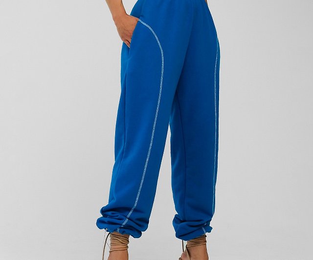 Everyday Wear Blue Pants annd Modern Fashion Blue Color - Shop BERÈZA Women's  Pants - Pinkoi