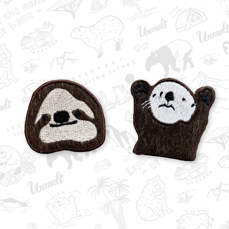 手机握把 / 抓地力 / 懒惰 / 海獭 - 手機配件 - 聚酯纖維 咖啡色