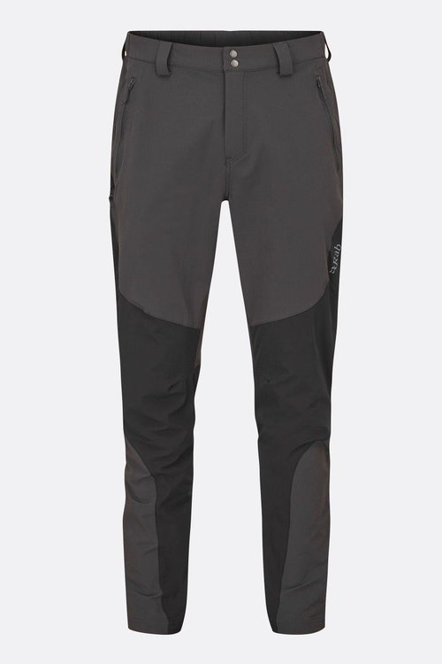 山衣丁 【Rab】Torque Mountain Pants 輕量長褲 男款 煤炭黑/黑