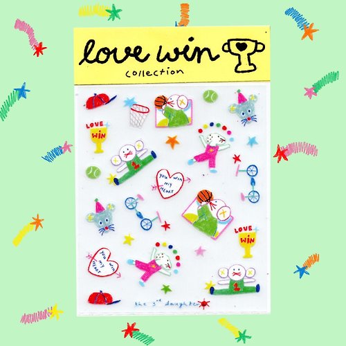 the3rddaughter Love win sticker