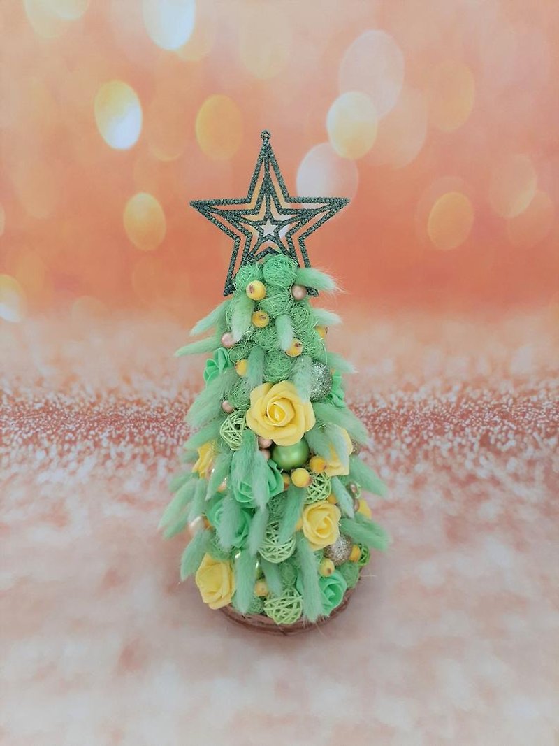 Small table Christmas tree, Reception desk Christmas tree, Christmas decoration - Items for Display - Other Materials Green