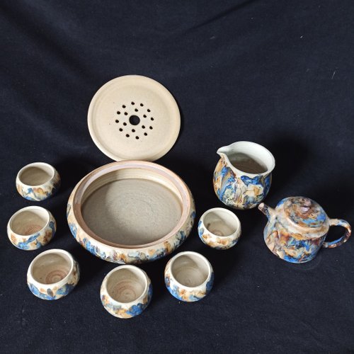 柴燒炫茶器/陳炫亨陶藝 茶具組手拉胚鶯歌陶藝家手作燒製