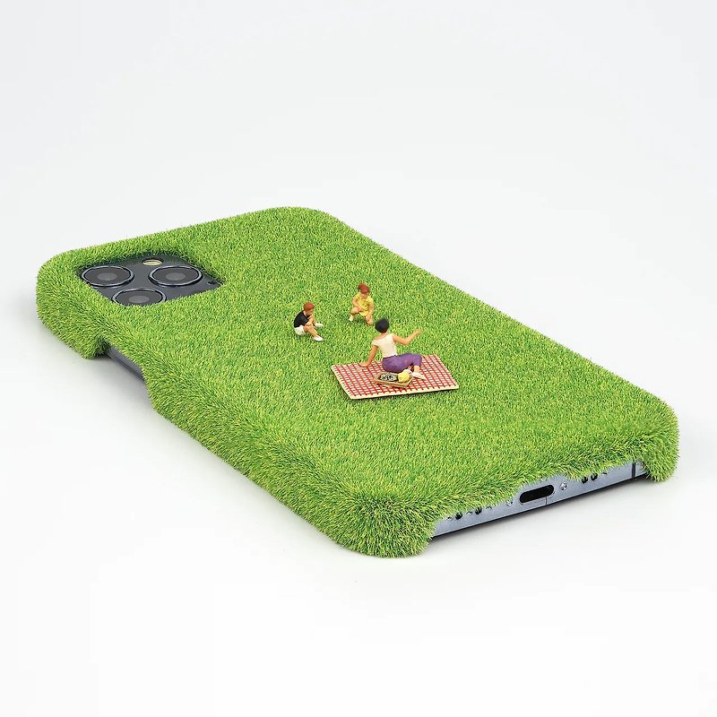 Shibaful -代々木公園- for iPhone Case 深綠公園草坪手機殼 - 手機殼/手機套 - 其他材質 綠色