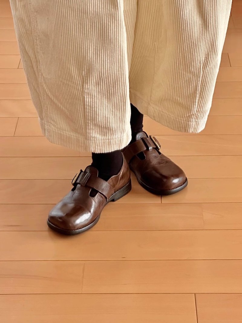 キュートなスクエアトゥのオイル鞣しホースハイド オイルペイントのビルケンシュトック - 革靴 - 革 多色