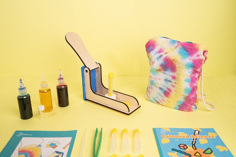 Tinkerer Box 色彩科學 6歲+ STEM玩具 禮物+科學讀物 - 木工/竹藝/紙雕 - 木頭 多色