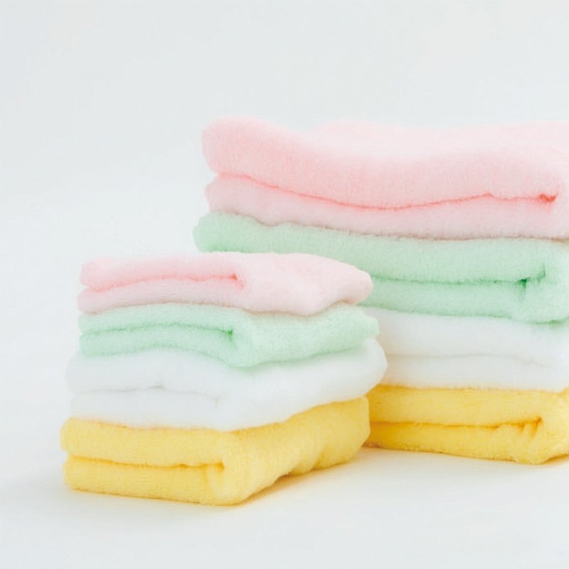 JOGAN Japanese wish towel Airfeeling baby care series pure cotton large square towel (three colors) - อุปกรณ์ห้องน้ำ - ผ้าฝ้าย/ผ้าลินิน 