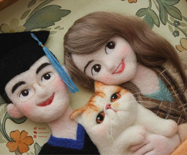 こまめ様 犬猫うさぎさん羊毛フェルトストラップ 雑貨屋 メルク