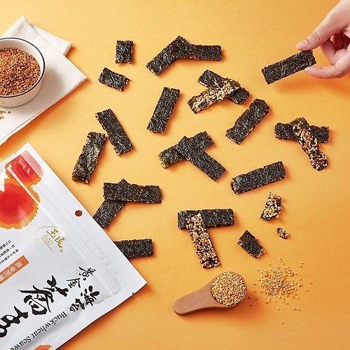 台灣黃金蕎麥 【首選x搶著吃】黃金蕎麥海苔(芝麻)