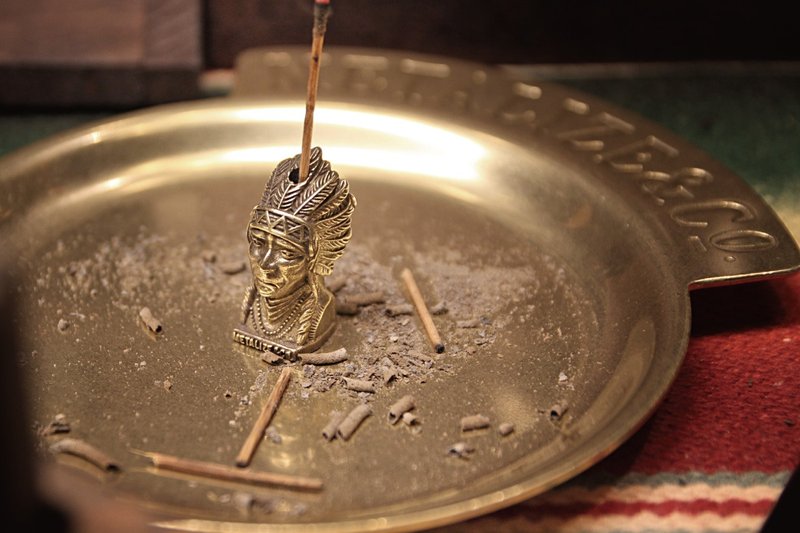 ] [METALIZE Bronze incense holder (Indian Chief) - น้ำหอม - ทองแดงทองเหลือง 