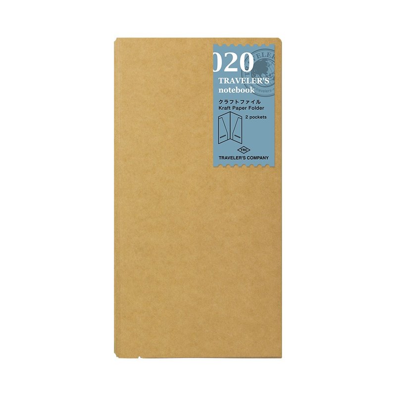 Traveler's Notebook Refill Bag Kraft Paper Pocket 020 - Notebooks & Journals - Paper Multicolor